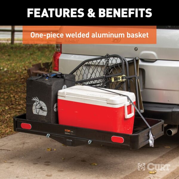 Curt 18113 Trailer Hitch Cargo Carrier - Image 4