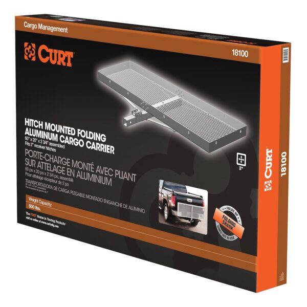 Curt 18100 Trailer Hitch Cargo Carrier - Image 7
