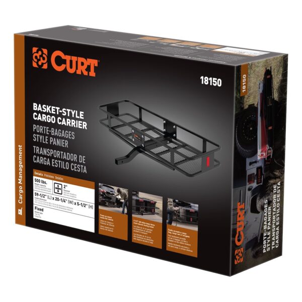 Curt 18150 Trailer Hitch Cargo Carrier - Image 9