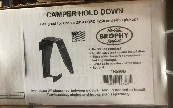 Brophy Hswb Camper Tie Down - Image 3
