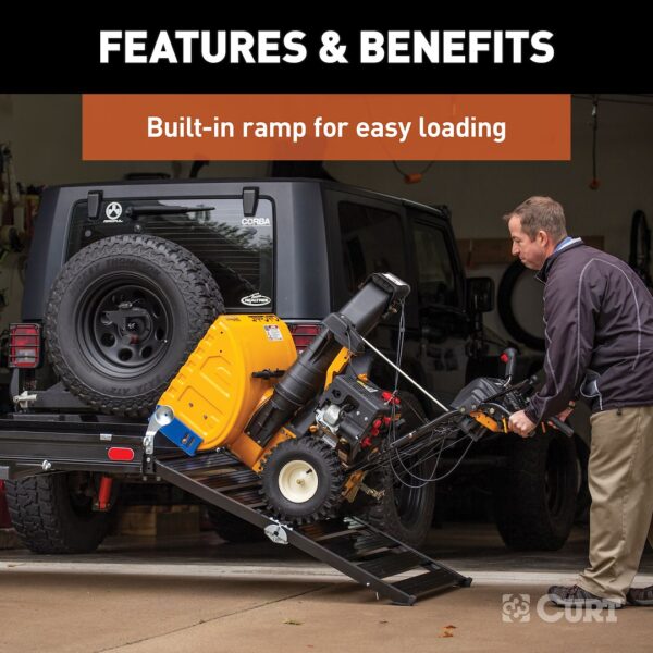 Curt 18112 Trailer Hitch Cargo Carrier - Image 4