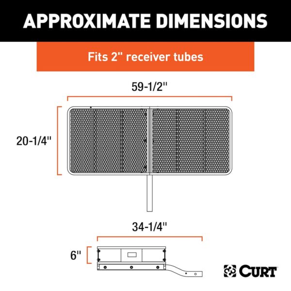 Curt 18150 Trailer Hitch Cargo Carrier - Image 10