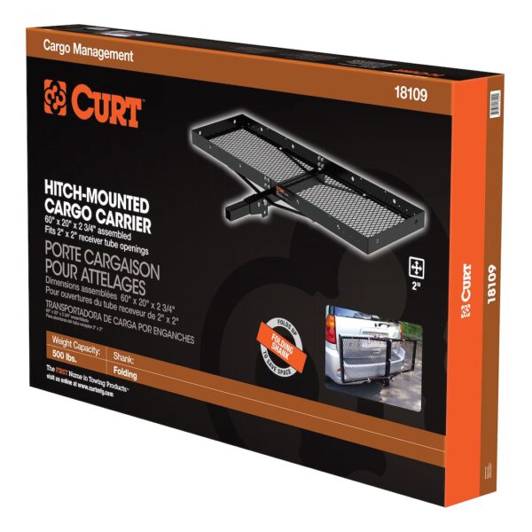 Curt 18109 Trailer Hitch Cargo Carrier - Image 9
