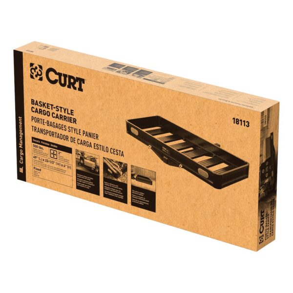 Curt 18113 Trailer Hitch Cargo Carrier - Image 8