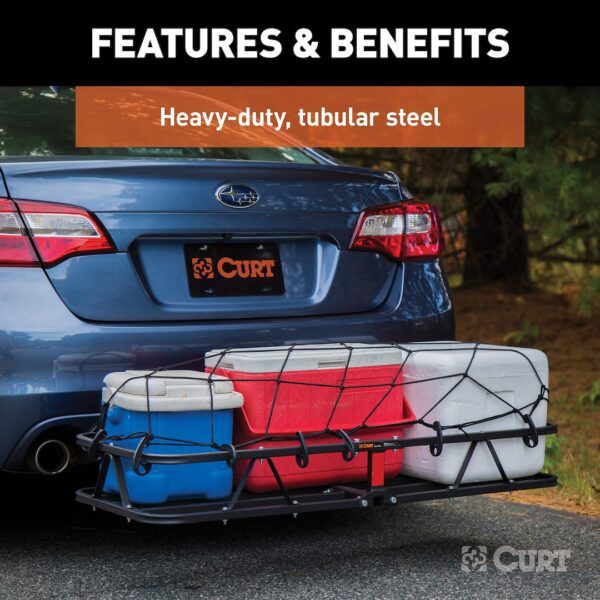 Curt 18145 Trailer Hitch Cargo Carrier - Image 12