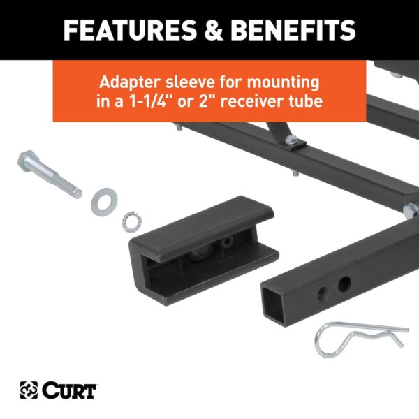 Curt 18145 Trailer Hitch Cargo Carrier - Image 6