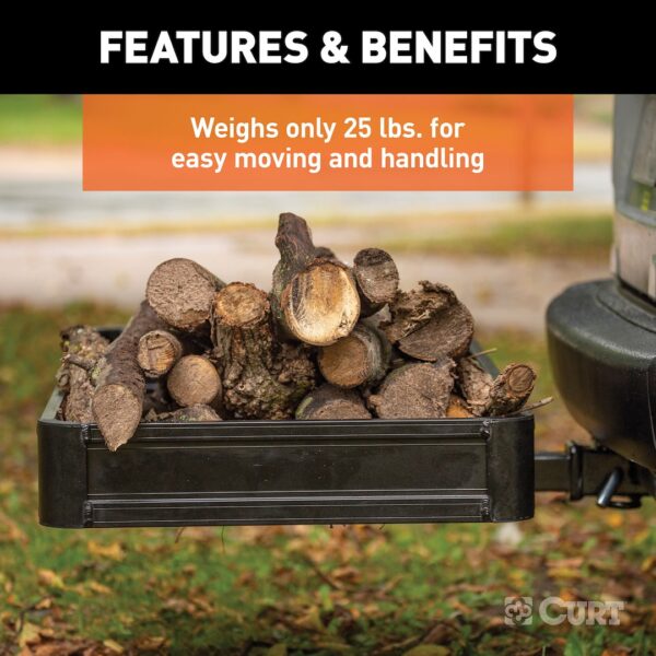 Curt 18113 Trailer Hitch Cargo Carrier - Image 9